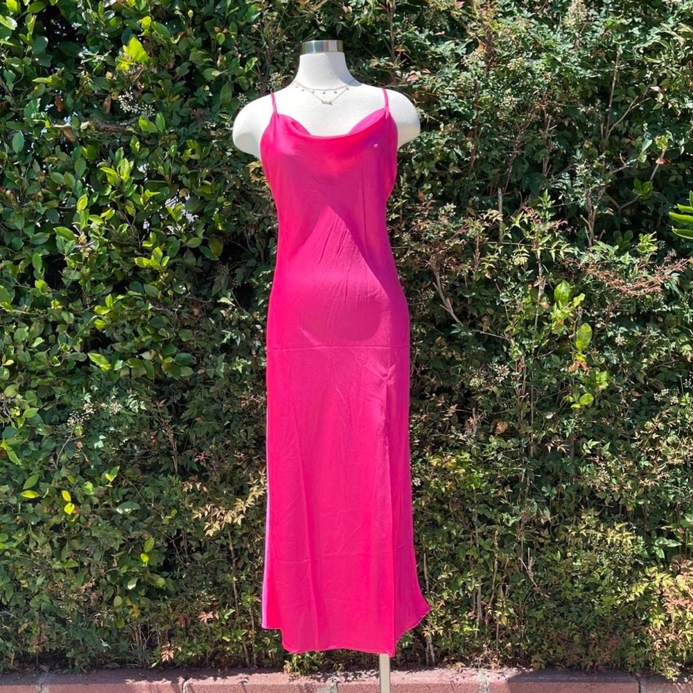 Vibrant Pink Slip Dress Size small